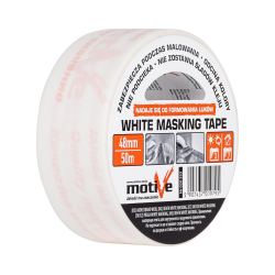 White masking tape 48mm/50m  Motive
